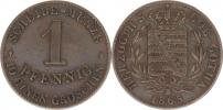 1 Pfennig 1865 B           Cr. 109a