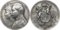 Medaile 1906 na stříbrnou svatbu Wilhelma a Augusty Viktorie