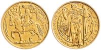Dukátová medaile 1929, milenium sv. Václava, 4 g