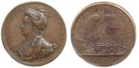 Anna - medaile na obsazení Barcelony britskou flotilou 1706