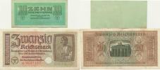 20 RM  b.l. (1939-45) sér. N       Ros. 377 (554)