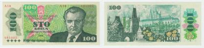 100 Koruna 1989