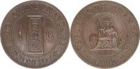 1 Cent 1892 A           KM 1;  Lec Indo 36c