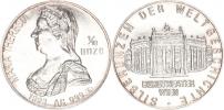 1/10 unce Ag 1993 - Marie Terezie / Burgtheater   22 mm  3