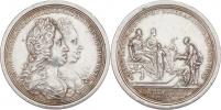 Vestner - AR medaile na českou korunovaci 1723 -