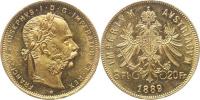 8 Florin = 20 Franken 1889 b.zn.   (207 819 ks)  "špičková kvalit