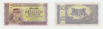 50 Koruna b.l.(1945)