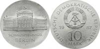 10 M 1987 A - Schauspielhaus Berlin        KM 118     "R"    Ag 5