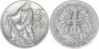 5 Zlotych 1958        "R"