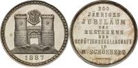 Stříbrná medaile 1887