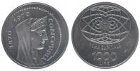 1000 Lira 1970 - jubileum Říma
