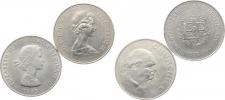 25 New pence 1972 - Stříbrná svatba      KM 917     CuNi