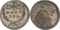 1 Kreuzer 1797 N - sedící bohyně     Ag      KM 390; Kellner 387;