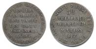 Nesign. - medaile k jubileu reformace 1817