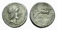 L. Piso Frugi.  Denarius circa 90