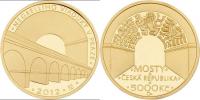 5000 Koruna (1/2 Unce) 2012 - Negrelliho viadukt v