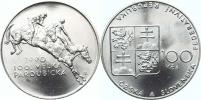 100 Kčs 1990 - Velká pardubická  (Federální znak)      kapsle