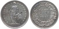 1/2 Frank 1882 B