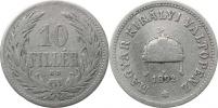 10 Fillér 1892 KB      "R"