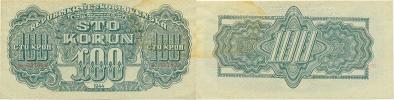 100 K 1944 sér. BO       SPECIMEN - nahoře     Hej. 59a S1