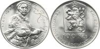 100 Kčs 1990 - Jan Kupecký        kapsle