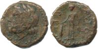 AE 17; A: Hlava Dia zleva. R: Stojící Herakles ae opírá o kyj