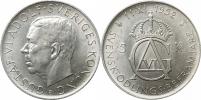5 Kronor 1952 TS - 70. výr. naroz. Gustava VI.       KM 828