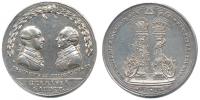 Reich - medaile na těšínský mír 1779  dvojpotrét císaře