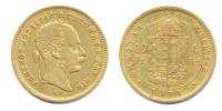 4 Forint = 10 Franken 1871 KB_tém.