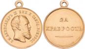 Zlatá medaile za chrabrost b.l.