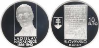 10 Euro 2016 - Ladislav Nádaši-Jégé          KM 143      kapsle