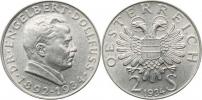 2 Schilling 1934 - Dollfus            KM 2852