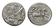 L. Saufeius.  Denarius circa 152