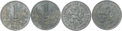1 Koruna 1942