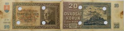 20 Korun 1939