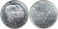 25 Kroner 1970 - 25.výr. osvobození     KM 414    Ag 875  29