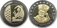 2 Euro 2001 - SPECIMEN  (návrh)     bimetal    kapsle