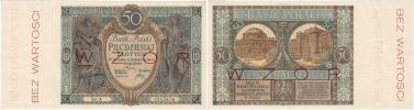 50 Zlotých 1925 - přetisk "WZOR"