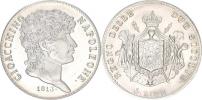 5 Lire 1813 Cr. 111 "sběratelská ražba " Ag ? (22
