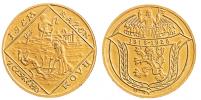 4 dukátová medaile 1928, sv. Prokop
