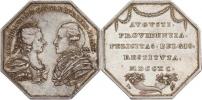 Nesign. - AR osmiúhelníková medaile 1790 - portréty