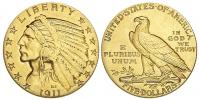 USA. 5 dollar 1911 indián (8