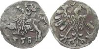 Denár litevský 1558