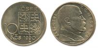 10 Kčs 1990 - T.G.Masaryk