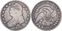 50 Cent 1830 - hlava Liberty