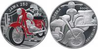 500 Kč 2022 - motocykl Jawa 250_orig.etue + kapsle + certifikát