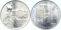 50 Kčs 1991 - Karlovy Vary          kapsle