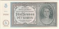 Protektorát 1939 - 1945, 5 Koruna b.l. (1940)