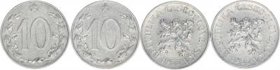 10 hal. 1953 - Leningrad + Kremnica       2 ks