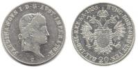 20 kr. 1835 C - FERDINANDVS    "R"